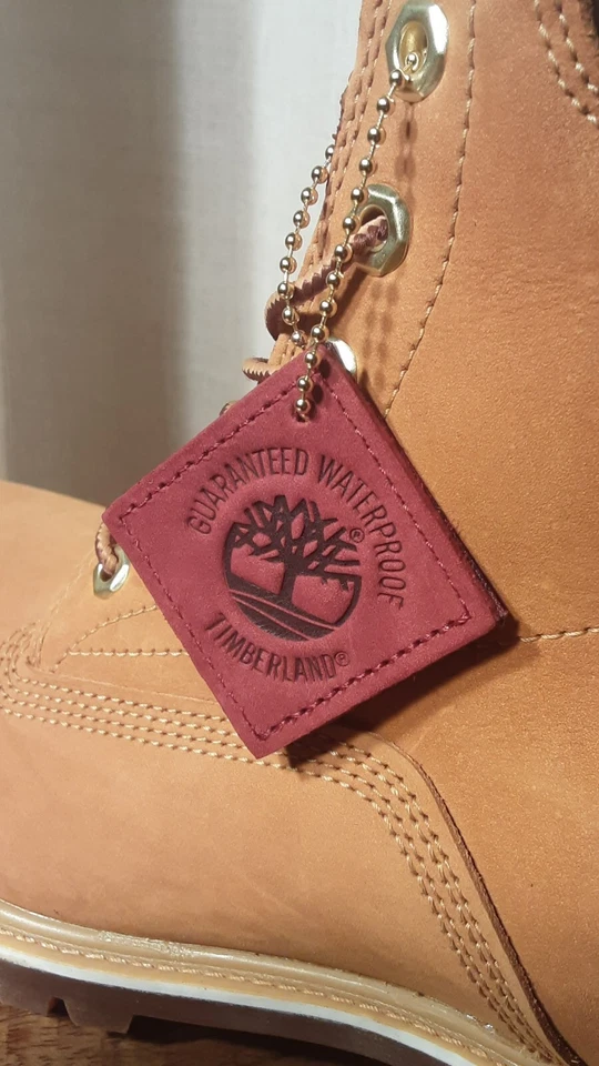 Новый TIMBERLAND загрузки шнурки комплект (5шт) в бордовый/пшеничный - Изображение 2 из 4