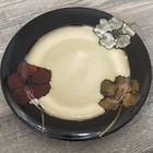 Pfaltzgraff Painted Poppies Brown Red 11" Dinner Plate