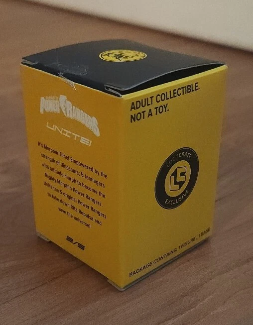 Caja de botín Power Rangers Unite 2017 exclusiva figura amarilla 2/5 Foto 3 de 4