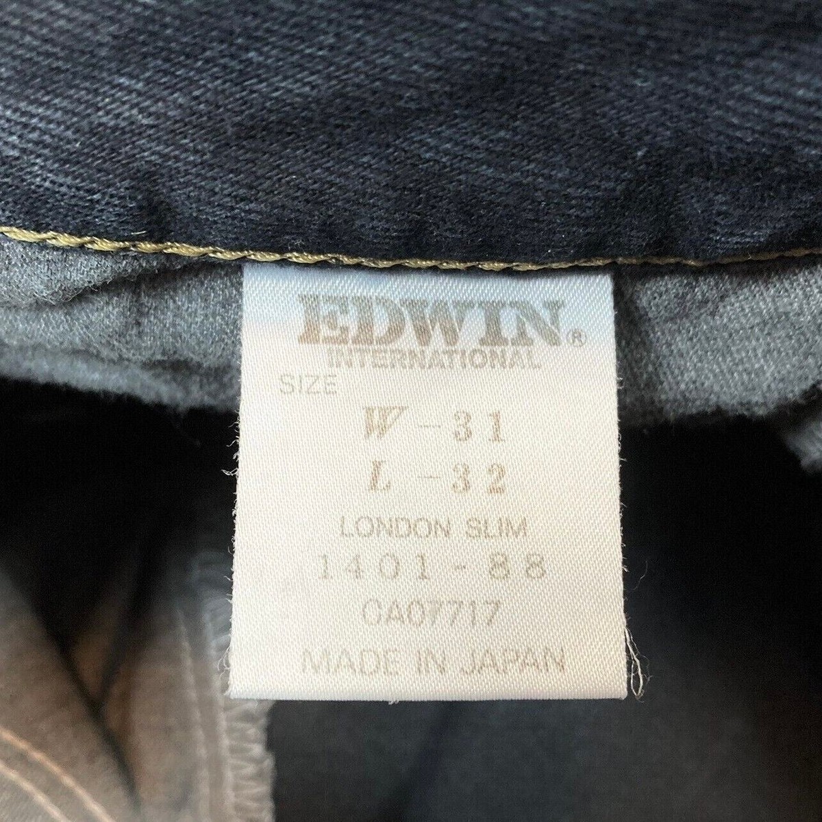 エドウィン 最高級プレミアム限定モデル Vintage-XXX セルビッジ３１ Edwin Selvedge Jeans | eBay