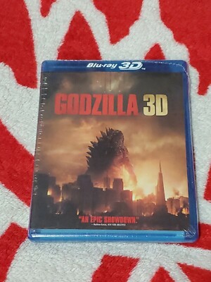 Godzilla (Blu-ray/DVD, 2014, 3D) Brand new sealed 