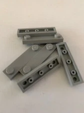 LEGO Parts 92593 (6pcs) Plate, Modified 1x4 w/2 Studs Choose Color