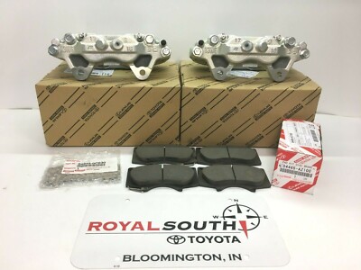 Toyota 4Runner Front Calipers and Front Brake Pad Set Genuine OE OEM