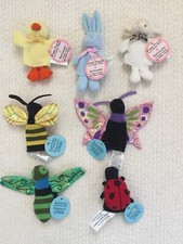 Starbucks Set of 7 Finger Puppets Easter Spring 2001 MWT
