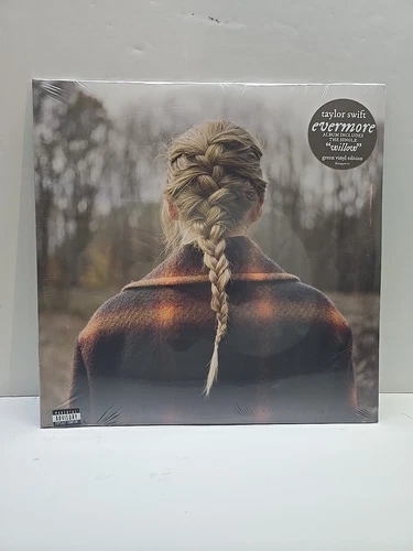 TAYLOR SWIFT "EVERMORE" 2 LPS GREEN VINYL BRAND NEW SEALED LP MINT