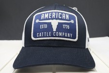American Cattle Co. Longhorn Adjustable Snapback Western Hat US, Alpha, One