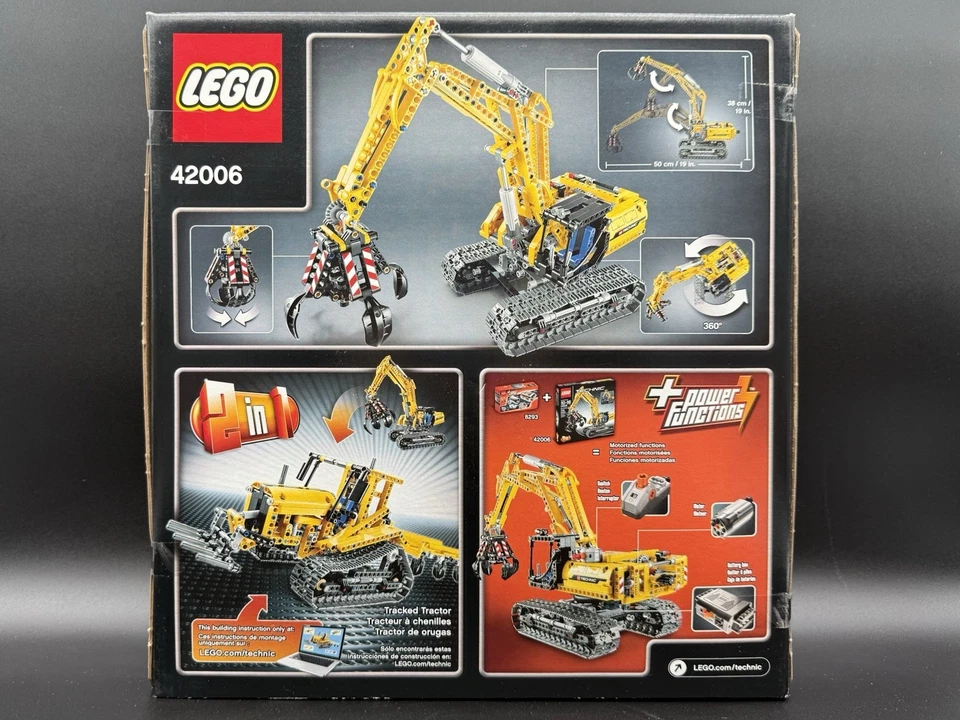 NEW LEGO TECHNIC - Excavator (42006) New In Sealed Box - NIB 2 In 1 Rare - Image 2 of 4