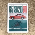 Porsche 911 Metal Plate Promo Item