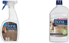 Hardwood Floor Cleaner Spray - 32 Fl Oz - Unscented + Hardwood Floor Polish - 32