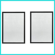 2 Pack Aluminum Snap Frame Poster/Picture Frames 8.5 x 11 Inches,Front Load E...