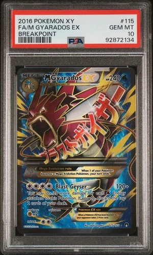 Pokemon Cards - PSA 10 M Gyarados EX 115/122 - Breakpoint XY - MINT - PSA10