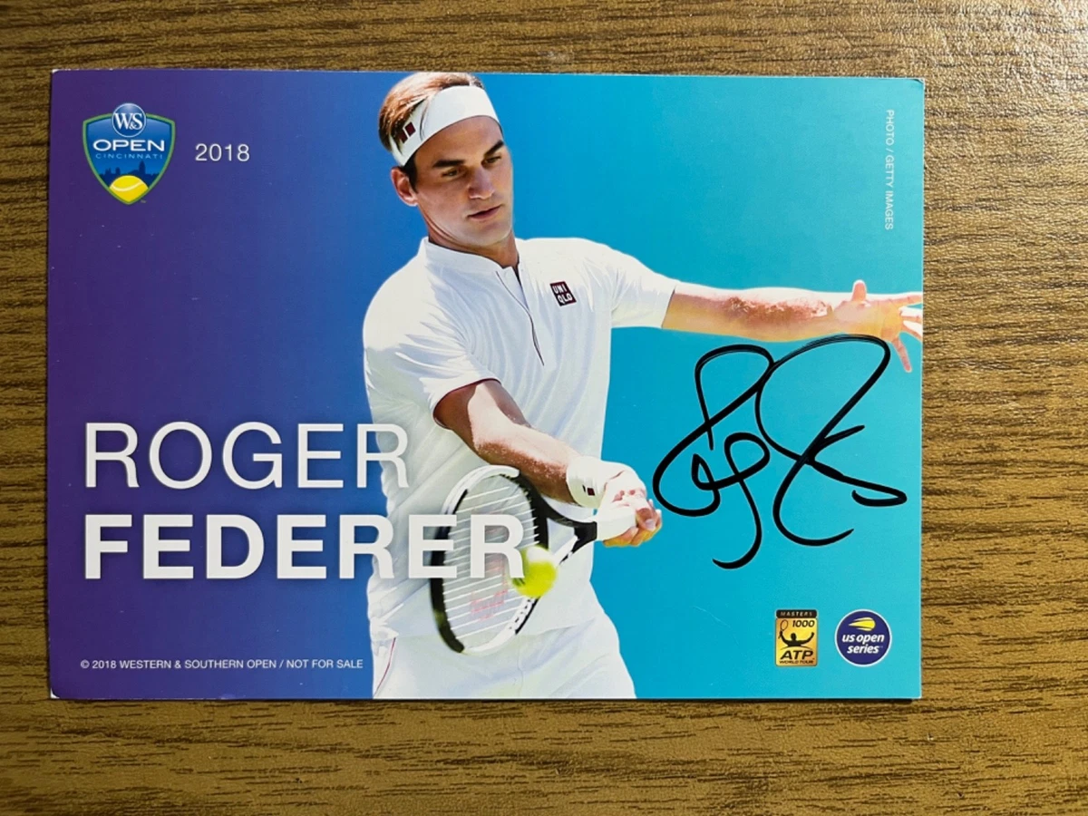 Roger Federer Tennis Autographed Trading Cards for sale | eBay