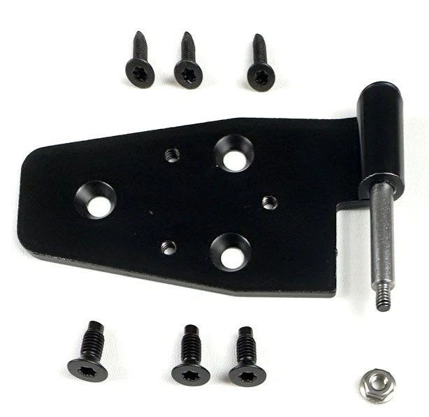 Bisagras de media puerta derecha y soporte inferior para Jeep Wrangler YJ 1987 a 1995 (2 piezas) Foto 4 de 4