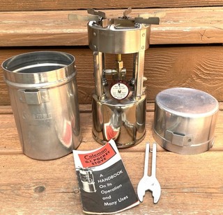 Coleman 530 GI Pocket Stove A46 Complete Set NEAR MINT!!