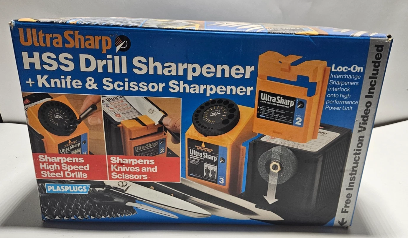 Ultrasharp HSS Drill Bit, Knife, & Scissor Sharpener