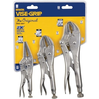 IRWIN Vise-Grip 323S 3pc Original Locking Pliers Set 10WR 7R 6LN