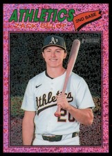 Zack Gelof 2026 Topps Heritage #186 Chrome Pink Sparkle Refractors