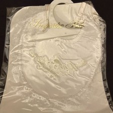 6162 White Christening Baptism dedication Bib VTG 1992