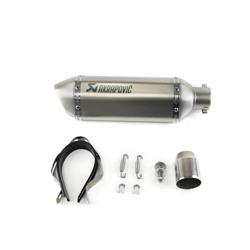 Slip-on 51mm Universal Motorcycle Exhaust Muffler Pipe with DB Killer Silencer