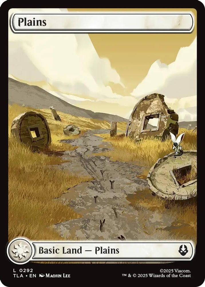 2025 Magic: The Gathering: TLA - Plains 0292 (#292, Land, Near Mint)