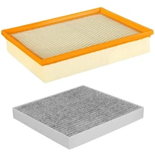 1x Engine & 1x Activated Carbon Cabin Air Filter for Chevy Silverado 1500 14-18