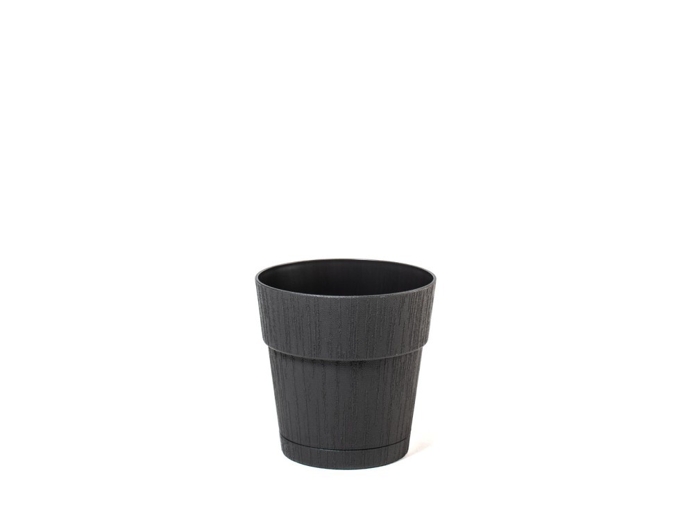 Stefanplast Ethica Pot In Recycled Plastic With Water Reserve 15 Cm