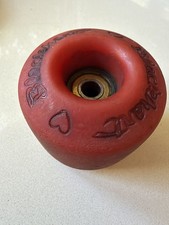 Vintage Blackhart Skateboard Wheels With Sims Gold Bearings Powell Peralta Cubic