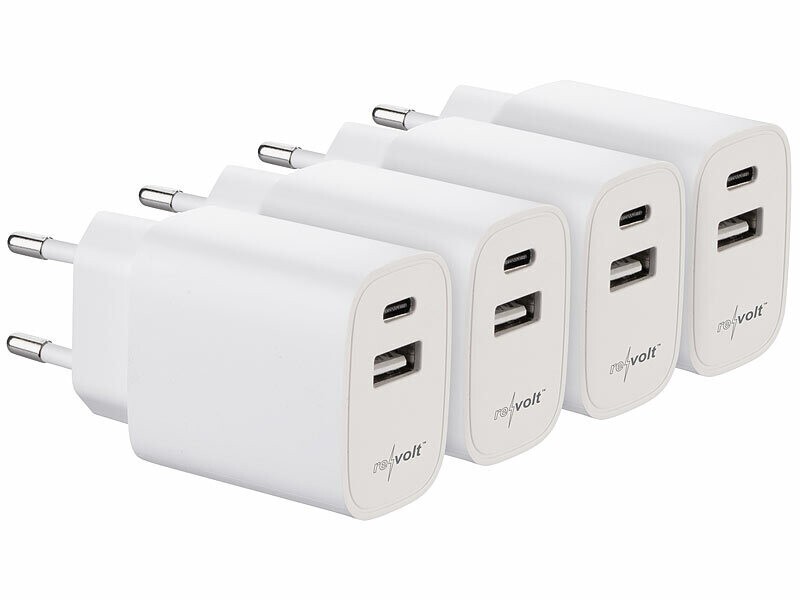 Chargeur Revolt 4 ports pour résoudre le manque de prises USB-C et USB-A 17W