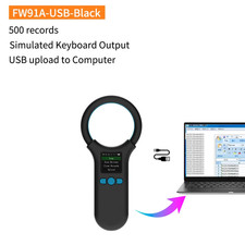 Animal Chip Scanner 134.2Khz 125Khz Pet Microchip Reader 500 Records Memory Anim