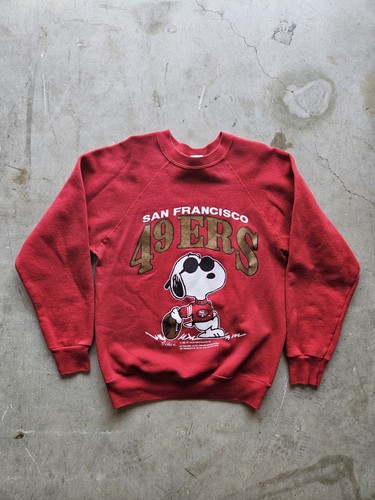 80s Vintage San Francisco 49ers Cool Joe Snoopy Crewneck