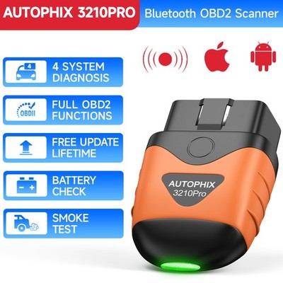AUTOPHIX Bluetooth OBD2 Scanner Car ABS SRS Engine AT 4 System For Android & iOS