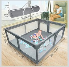 HyperEden Baby Playpen 180x150cm Large Playpen for Babies and Toddlers
