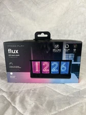 Led Leon Clock Alarm Flux Press Play USB-A USB-C Charging Ports 7 Color Modes 