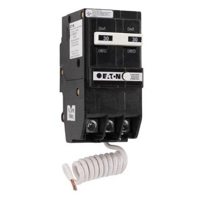 NEW Eaton BRN230GF 240V 30A 2- Pole GFCI Circuit Breaker