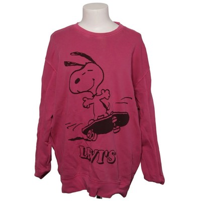 Levi's x Peanuts, Sweatshirt, Größe: S, Pink, Baumwolle, Print, Sweat #LNJ