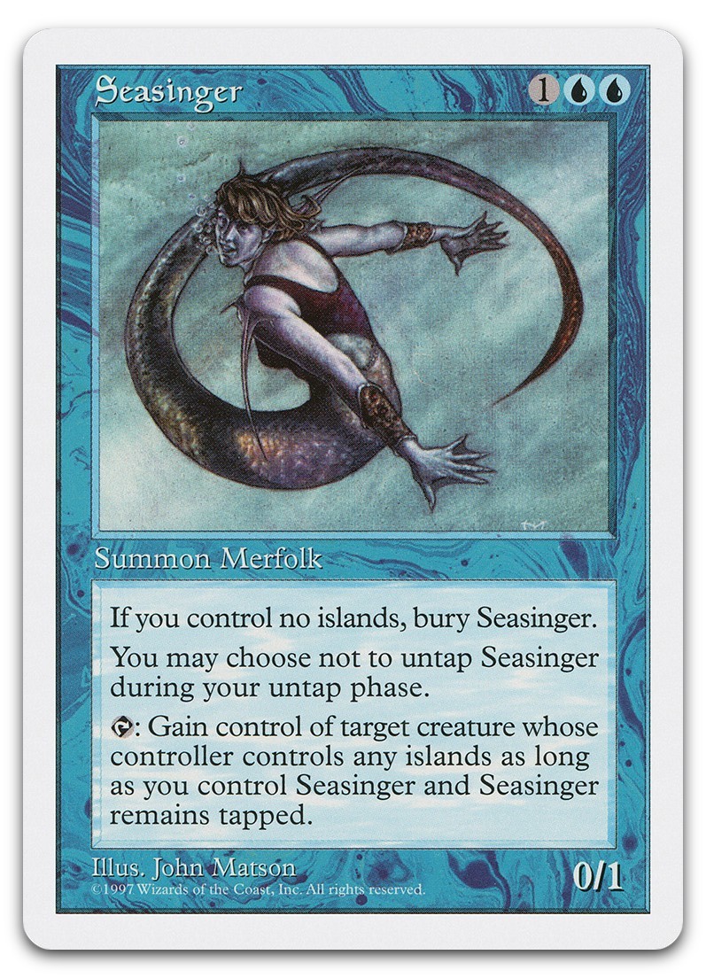 Seasinger (NM) Fifth Edition 5ED Magic MTG