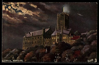 Artist postcard Raphael Tuck & Sons: Eisenach, Wartburg 