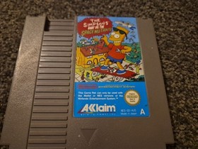 The Simpsons Bart VS The Space Mutants Nintendo NES PAL - NO Manual