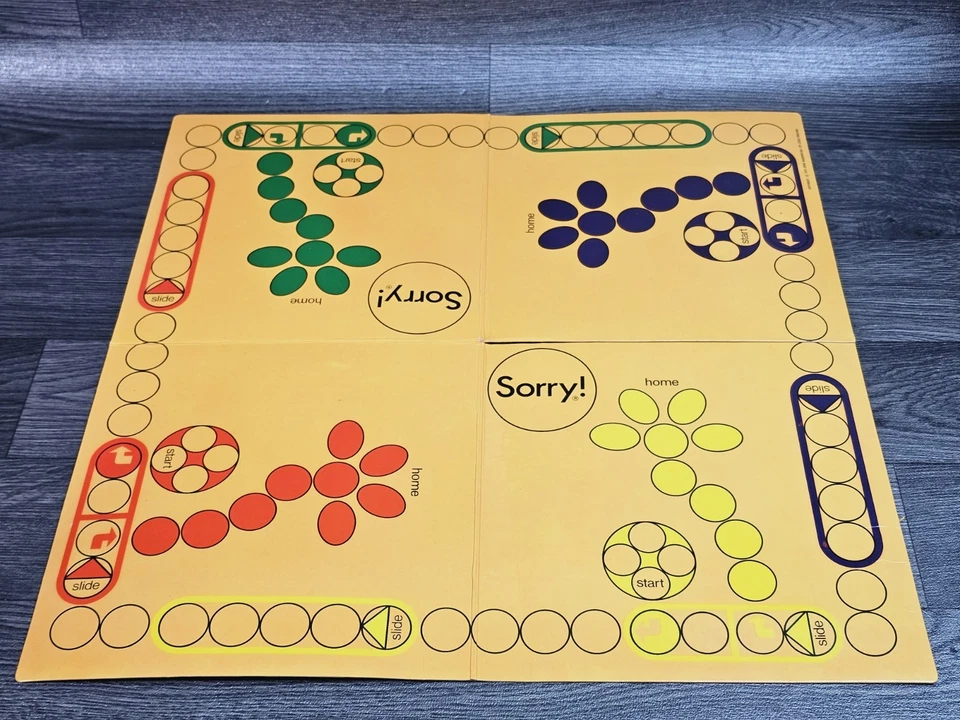 Vintage Sorry! Board Game 1973 Waddington’s 100% Complete VGC  - Image 3 of 4