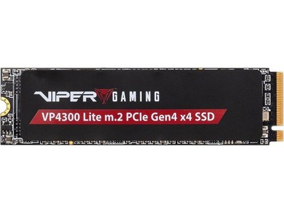 Patriot Viper VP4300 Lite 500GB M.2 PCIe Gen 4 x4 SSD, Solid State Drive -