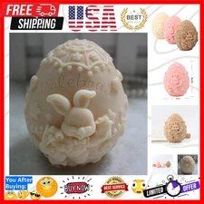 High-Quality Rabbit Egg Soap & Candle Mold – Creative Gift Idea for Crafters