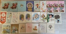 NOS Lot of 25 Vintage Retro Greeting Cards Birthday Anniversary Get Well Baby