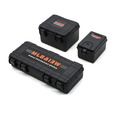 3Pcs Black Travel Storage Box Set for Axial SCX10 TRX4 D90 1/10 RC Crawler Car