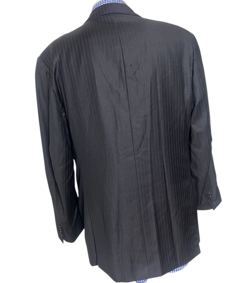 Abrigo Deportivo ISAIA Napoli Marrón 100% Lana Hombre’s 42R Hecho en ITALIA Foto 3 de 4