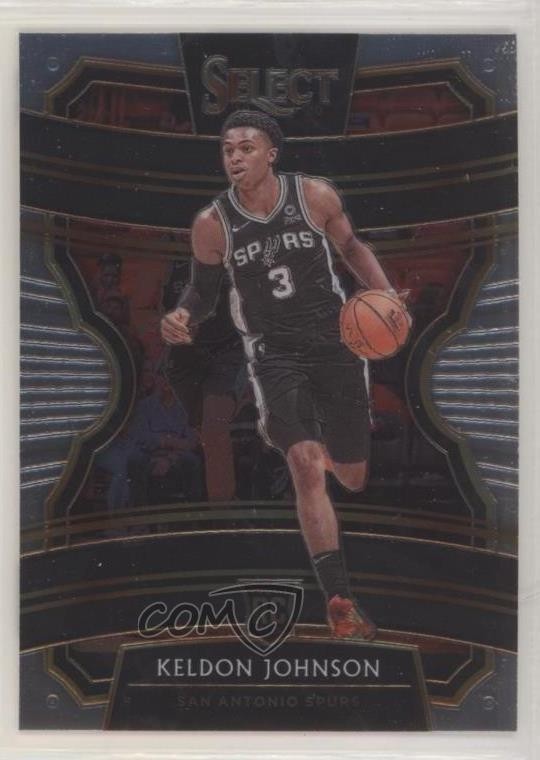 2019-20 Panini Select Concourse Keldon Johnson #45 00bf