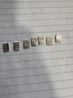 Lot Of Seven (7) Valcambi Suisse - 1 Gram .999 Fine Pure Silver Bullion