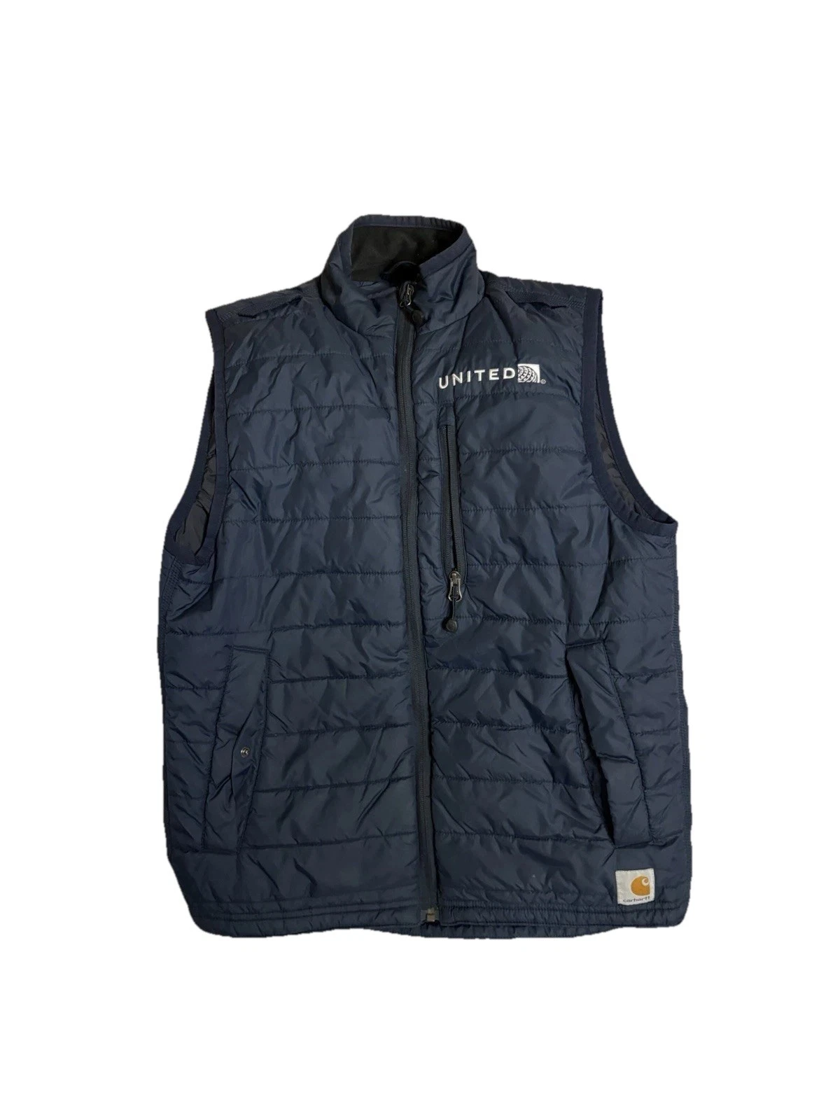 Carhartt Insulated Vest United Airlines Full Zip Blue Mens Small
Opens in a new window or tab