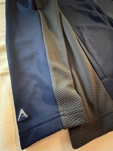Antigua Men’s L Navy Blue Full Zip Performance Jacket Gold Logo image 5