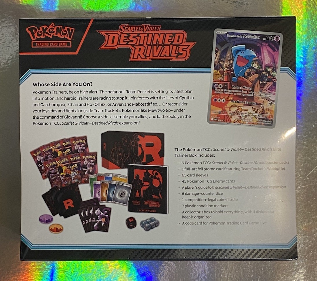 プロモ付き！ポケモンカードゲームDestined Rivals ETB空箱etc Vortex Game Store - Pokemon TCG SV10 - Destined Rivals ETB