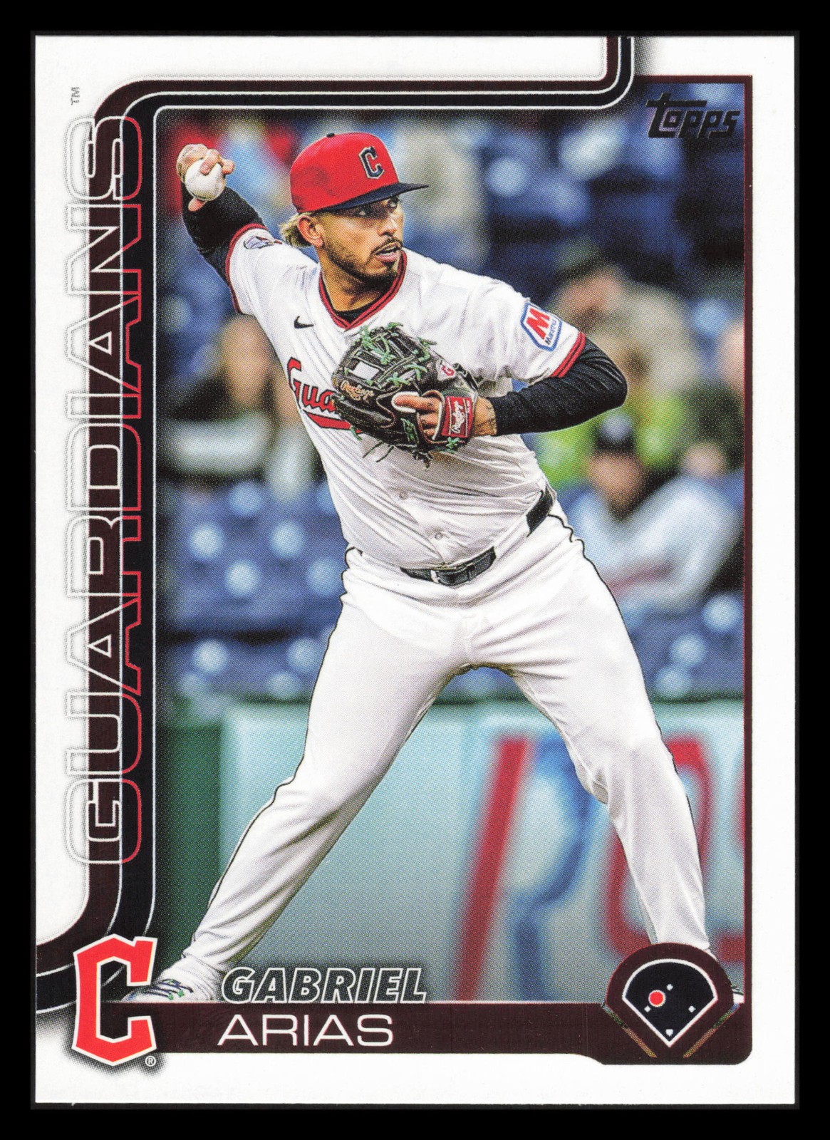 Gabriel Arias 2025 Topps Update US206 Cleveland Guardians